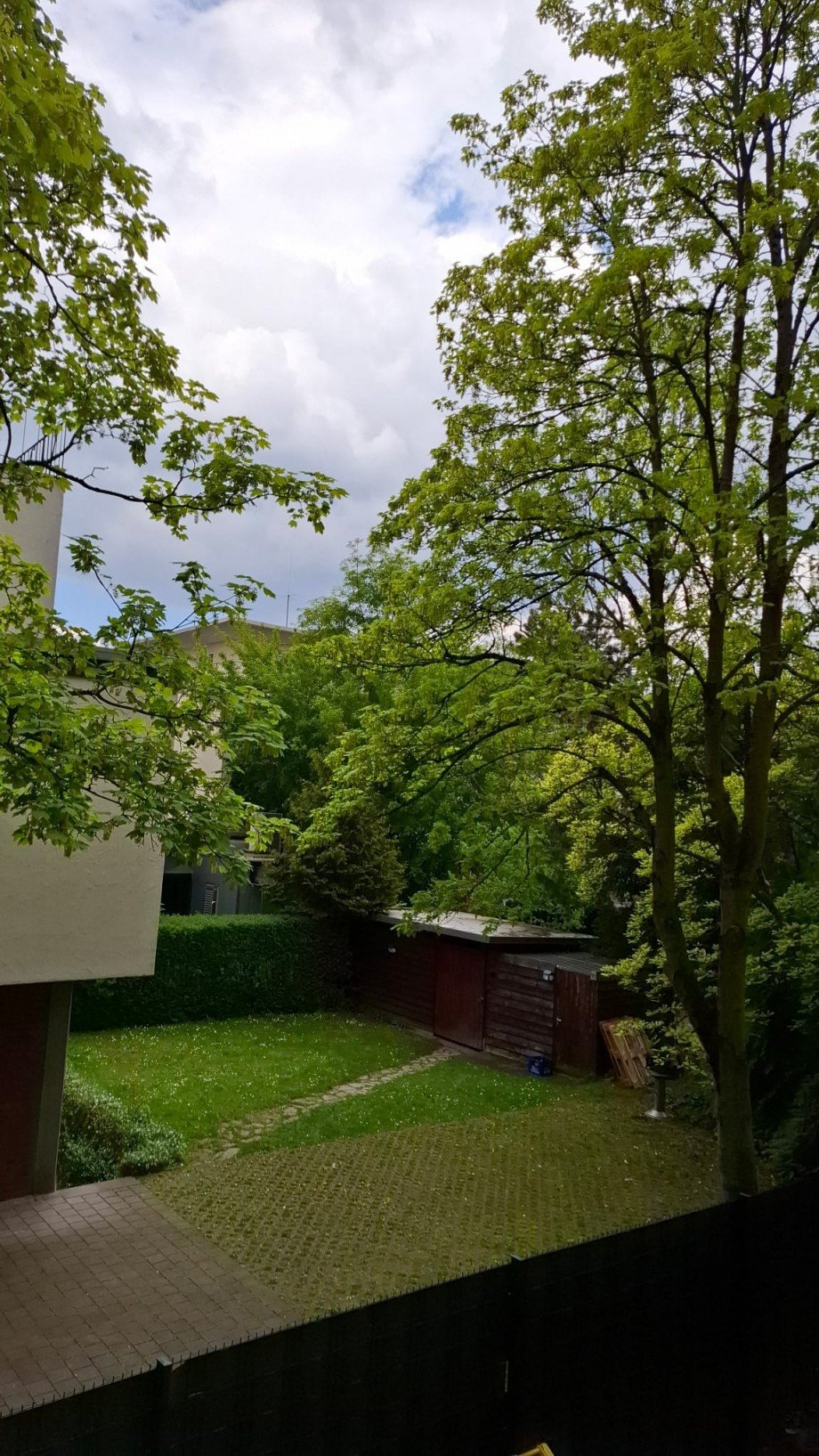 Blick vom Balkon Etagenwohnung K�n