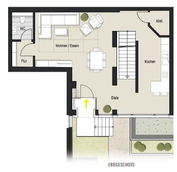 Erdgeschoss WE 15 Maisonettewohnung K�ln