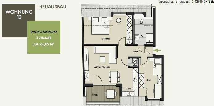 WE 13 DG Wohnung K�ln