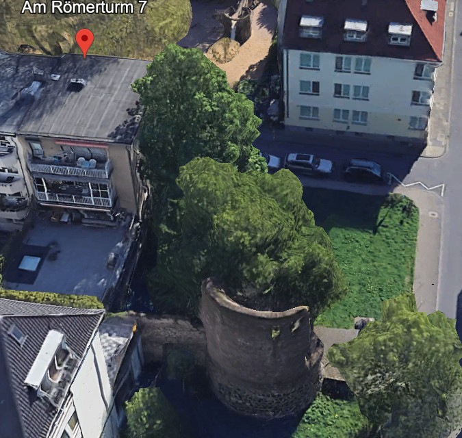 Luftbild Am R�merturm 7 Erdgeschosswohnung K�ln