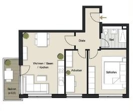 Grundriss Etagenwohnung K�ln