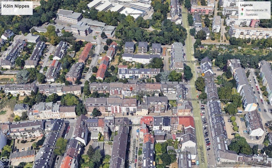 Luftbild Erdgeschosswohnung K�ln