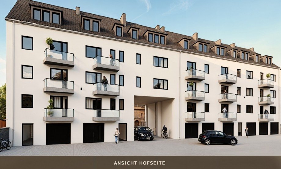 Hausansicht Hofseite KI Etagenwohnung K�ln