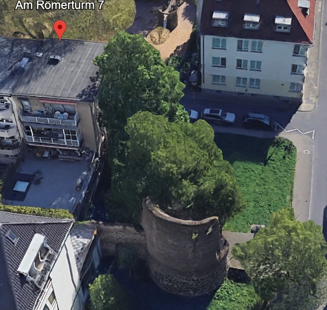 Luftbild Am R�merturm 7 Erdgeschosswohnung K�ln