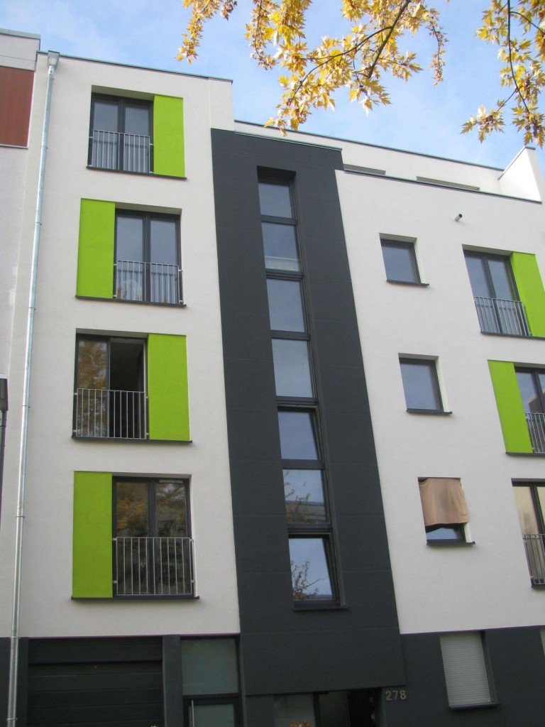 Fassade Stra�enseite K�ln Wohnung VIVA COLONIA - Leben in der S�dstadt