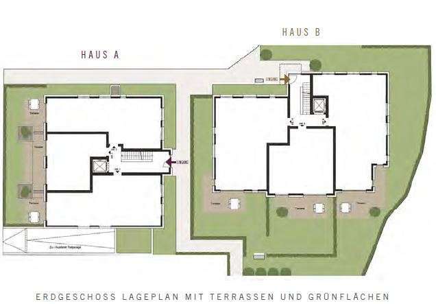 Lageplan Dachgeschosswohnung Aachen