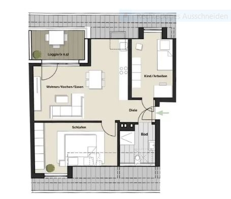 Alternative Dachgeschosswohnung K�ln