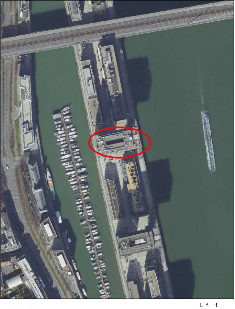 Luftbild Hafen. Etagenwohnung K�ln