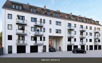 Hausansicht Hofseite Etagenwohnung K�ln