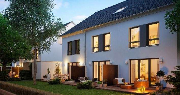 Abendstimmung Traumhaus Alsdorf Reiheneckhaus TRAUMHAUS f�r junge Familien - junges Gl�ck in den eigenen vier W�nden