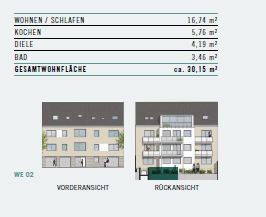 Aufteilung WE 2 Souterrainwohnung K�ln