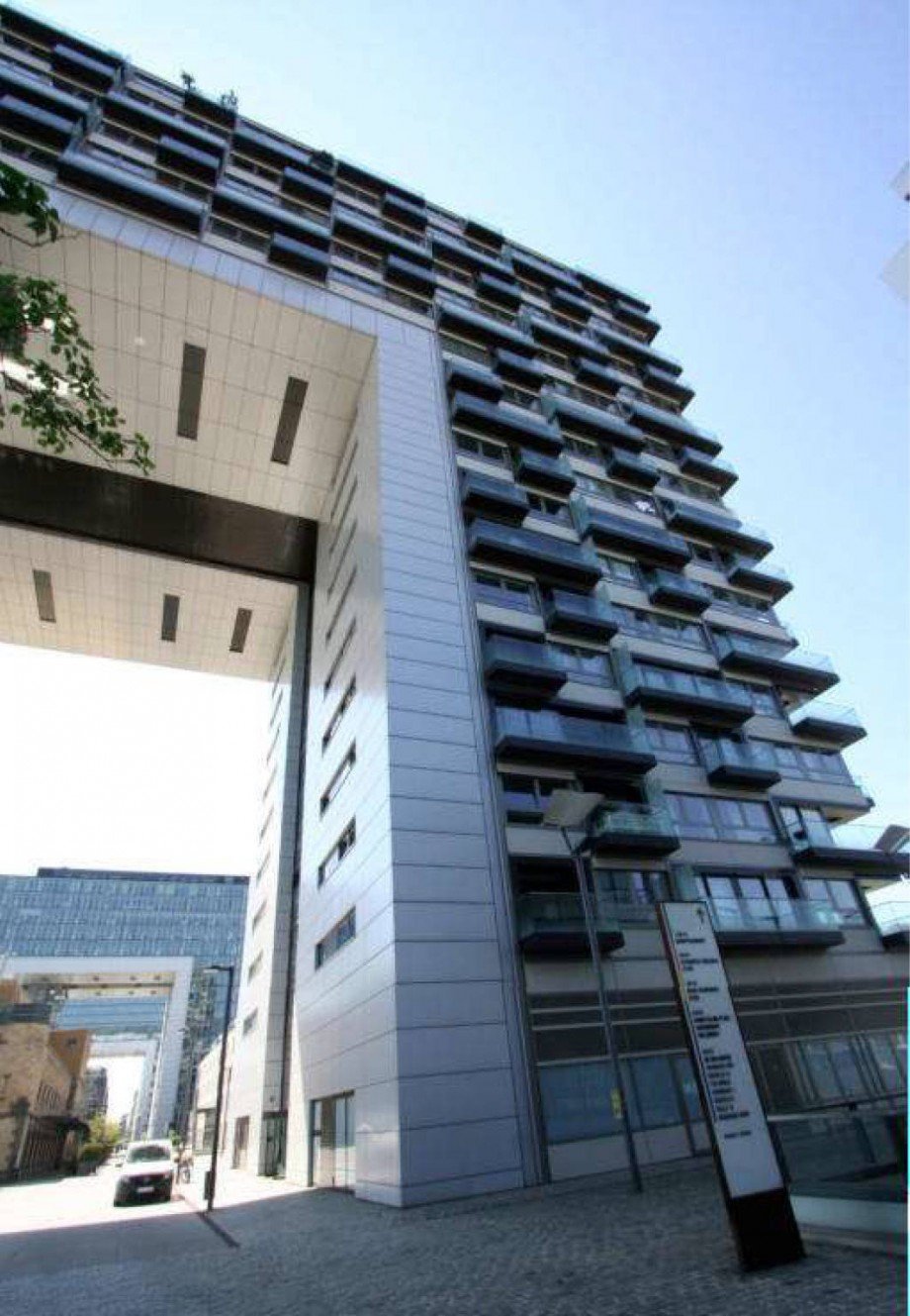 Kranhaus Teilansicht Etagenwohnung K�ln