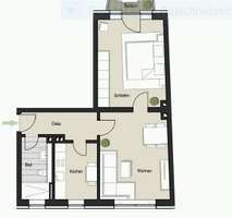 Grundriss WE 16 Etagenwohnung K�ln