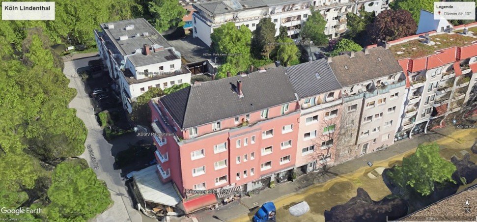 D�renerstr. Luftbild Etagenwohnung K�n