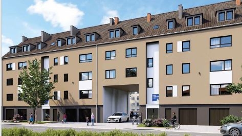 Vorderansicht Etagenwohnung K�ln