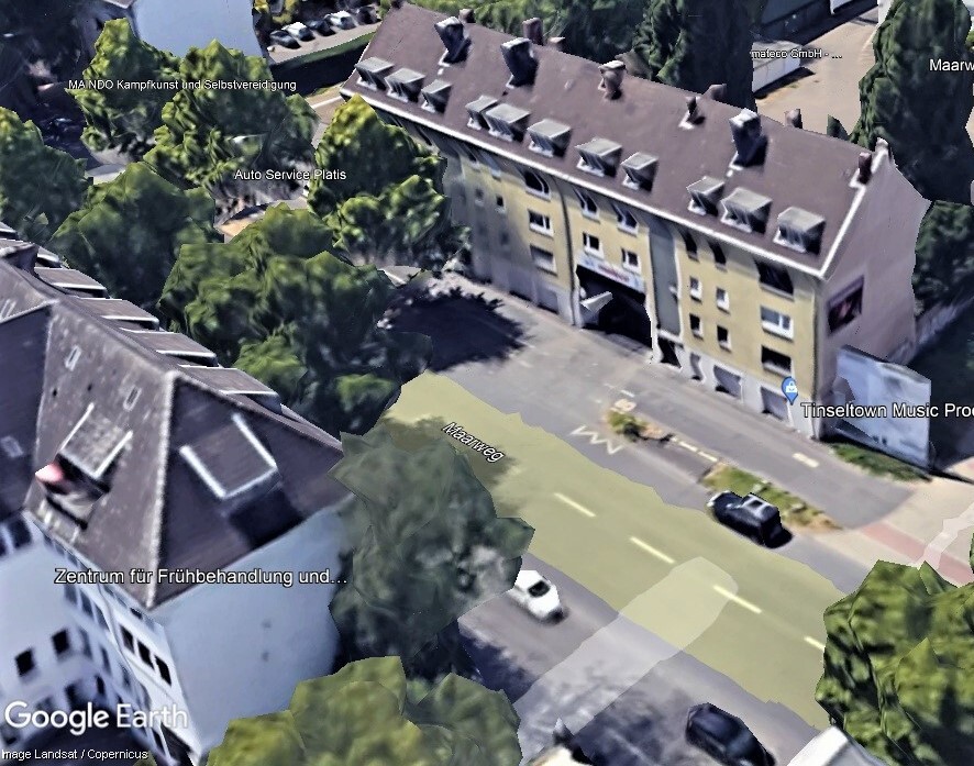 Maarweg Luftbild Etagenwohnung K�ln