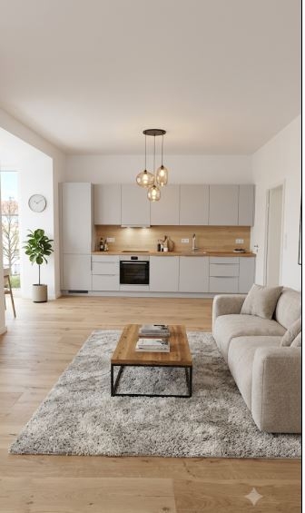 Wohnen und Kochen Etagenwohnung K�n