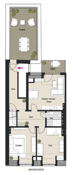 Grundriss WE 6 Wohnung K�ln