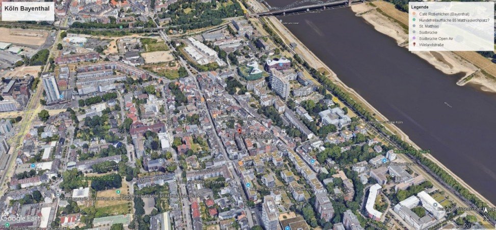 Luftbild Maisonettewohnung K�ln