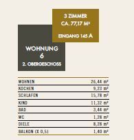 Aufteilung WE 6 Etagenwohnung K�ln